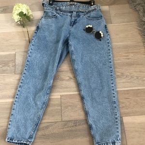 Denim Co. Light Wash Mom Jeans